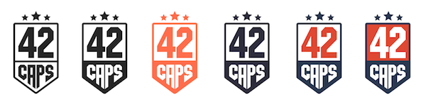 42caps logo colours